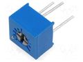 Potentiometer: mounting; single turn,horizontal; 2kΩ; 250mW; ±10% SR PASSIVES T75R-2K