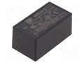 Converter: AC/DC; 5W; Uin: 80÷264VAC; 12VDC; Iout: 420mA; OUT: 1; 80% MEAN WELL MPM-05-12