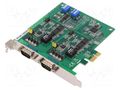 Isolated digital output  card; PCI,RS232/RS422/RS485 x2; 260mA ADVANTECH PCIE-1602C-AE