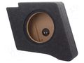 Car loudspeaker enclosure; MDF; black melange; 250mm; 15l BASSER OBGL.OPEL.03L