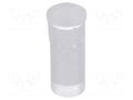 Fiber for LED; Ø2.3mm; L: 4.8mm; round; Front: flat; straight FIX&FASTEN FIX-LEMB2-4.8V0-F