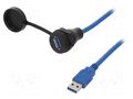 Adapter cable; USB 3.0,with protective cap; 0.5m; 1310; IP67 ENCITECH 1310-1019-01