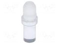 Fiber for LED; Ø3mm; L: 6mm; round; Front: convex; straight; UL94V-0 FIX&FASTEN FIX-EMP1-6V0