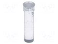 Fiber for LED; Ø2.3mm; L: 8mm; round; Front: flat; straight FIX&FASTEN FIX-LEMB2-8V0-F