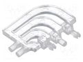 Fiber for LED; Ø1.5mm; No.of mod: 2; round; Front: flat; UL94V-0 FIX&FASTEN FIX-LPED2-1V0