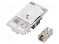 E-type socket; 250VAC; 16A; IP20; on panel; Input: RJ45,4mm fork MURRELEKTRONIK 4000-68000-4510001
