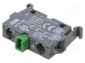 Contact block; 22mm; for back plate; Contacts: NO ABB MCB-10B