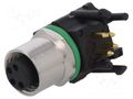 Connector: M8; female; PIN: 4; 3A; 30V; IP67,IP68; angled 90°; socket DEGSON ELECTRONICS SM8-D52C-A4L-0