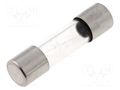 Fuse: fuse; 1.25A; 250VAC; quick blow; cylindrical,glass; 5x20mm ESKA ZKS-1.25A