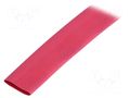 Heat shrink sleeve; thin walled; 3: 1; 12mm; L: 30m; red; -55÷135°C HELLERMANNTYTON TF31-12/4RD30