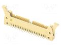 Connector: IDC; socket; male; PIN: 50; SEK; angled; 1A; THT; 2.54mm HARTING 09185506903