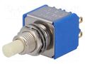 Switch: push-button; Pos: 2; DPDT; ON-(ON); Illumin: none; Ø6.5mm APEM 18545CD