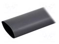 Heat shrink sleeve; 3.5: 1; 75mm; L: 1m; black; Wall thick: 3mm HELLERMANNTYTON MU47-75/22-BK
