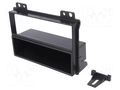 Radio frame; Ford; 2 ISO; black 4CARMEDIA RAM-40.129