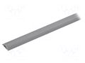 Closed cable trunkings; grey; L: 1m; PVC; H: 6mm; W: 20mm; H1: 4mm KSS WIRING RD-20