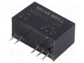 Converter: DC/DC; 1W; Uin: 4.5÷5.5VDC; Uout: 9VDC; Uout2: -9VDC; SIP7 MEAN WELL MDD01L-09