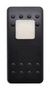 ROCKER SWITCH CAP, RECTANGULAR, BLACK VVA9C00-000