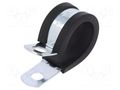 Fixing clamp; ØBundle : 20.6÷22.2mm; W: 13mm; steel; SL; W1 MPC INDUSTRIES MPC-LKD1511