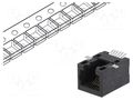 Connector: RJ12; socket; PIN: 6; Cat: 5; 6p6c; SMT; horizontal ENCITECH RJJU66141E3H008