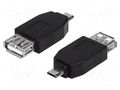 Adapter; USB 2.0; USB A socket,USB B micro plug LOGILINK AU0029