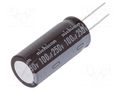 Capacitor: electrolytic; low ESR; THT; 100uF; 250VDC; Ø18x40mm NICHICON UPM2E101MHD