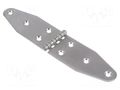 Hinge; Width: 40mm; A2 stainless steel; H: 185mm KRAFTBERG ZAW-185X40X1.5-A2