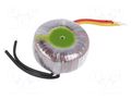 Transformer: toroidal; 50VA; 230VAC; 15V; 15V; 1.66A; 1.66A; Ø: 78mm BREVE TUFVASSONS TTS50/Z230/15-15V