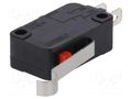 Microswitch SNAP ACTION; 5A/250VAC; SPDT; Rcont max: 30mΩ; Pos: 2 OMRON Electronic Components VX-54-1A3