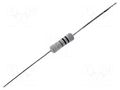 Resistor: metal oxide; THT; 1MΩ; 3W; ±5%; Ø0.8x28mm; Ø5.5x16mm ROYALOHM 3W-1M