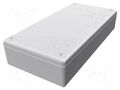 Enclosure: multipurpose; X: 110mm; Y: 220mm; Z: 44mm; 1599; ABS; grey HAMMOND HM-1599HGY