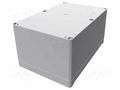 Enclosure: multipurpose; X: 160mm; Y: 240mm; Z: 120mm; 1555; ABS; grey HAMMOND HM-1555VBGY