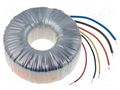 Transformer: toroidal; 500VA; 230VAC; 40V; 40V; 6.25A; 6.25A; H: 62mm TALEMA 55186-P1S2