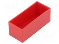 Enclosure: designed for potting; X: 22mm; Y: 52mm; Z: 21mm; red TEKO L50.24