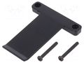 Holder; for enclosures; black TEKO CLY.9