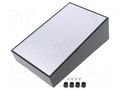 Enclosure: desktop; PULT-10; X: 130mm; Y: 215mm; Z: 77mm; ABS; black TEKO 104.9