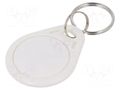 RFID pendant; plastic; white; 125kHz; 8BROM SYSTEM 7 SECURITY S103N-WE