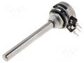 Potentiometer: shaft; single turn; 100kΩ; 100mW; THT; 6mm; metal PIHER 6MMO-100K