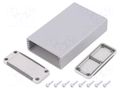 Enclosure: with panel; X: 52mm; Y: 90mm; Z: 21mm; aluminium; IP65 TEKO MTK580PK.1