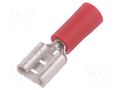 Terminal: flat; 6.3mm; 0.8mm; female; 0.5÷1mm2; crimped; for cable VOGT 3903