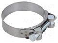 T-bolt clamp; W: 24mm; Clamping: 80÷85mm; chrome steel AISI 430; S MPC INDUSTRIES MPC-S2080
