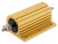 Resistor: wire-wound; with heatsink; screw; 220Ω; 200W; ±5% TE Connectivity AX200WR-220R