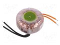 Transformer: toroidal; 100VA; 230VAC; 12V; 8.33A; Leads: cables BREVE TUFVASSONS TTS100/Z230/12V