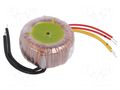 Transformer: toroidal; 35VA; 230VAC; 12V; 12V; 1.45A; 1.45A; Ø: 68mm BREVE TUFVASSONS TTS35/Z230/12-12V