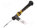 Screwdriver: precision; slot; 1.2x0.25mm; Blade length: 40mm; ESD WERA WERA.1578A/1.2
