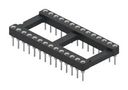 DIP SOCKET, 28POS, 2.54MM, THROUGH HOLE 110-47-628-41-001000