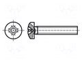 Screw; M2x6; Head: cheese head; Phillips; PH1; A2 stainless steel BOSSARD B2X6/BN660