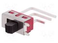 Switch: slide; Pos: 2; SPDT; 3A/250VAC; 6A/28VDC; ON-ON; THT; SL19 CANAL ELECTRONIC SL19-124