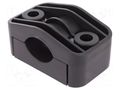 Fixing clamp; Cable P-clips; ØBundle : 25÷46mm; polyamide; black RST ROZTOCZE 4.461.001