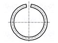 Circlip; spring steel; Shaft dia: 80mm; BN 825; Ring: external BOSSARD B80/BN825