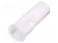 Fiber for LED; Ø3.2mm; L: 7mm; round; Front: flat; straight; UL94V-2 FIX&FASTEN FIX-LEM-135
